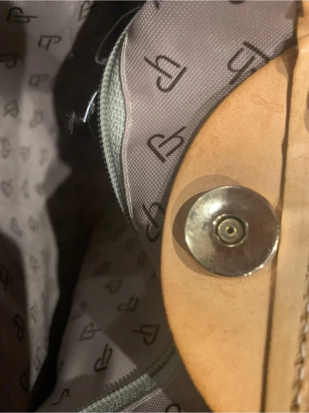 Jon Hart Design Teal Tote with Tan Leather Trim and Key Logo